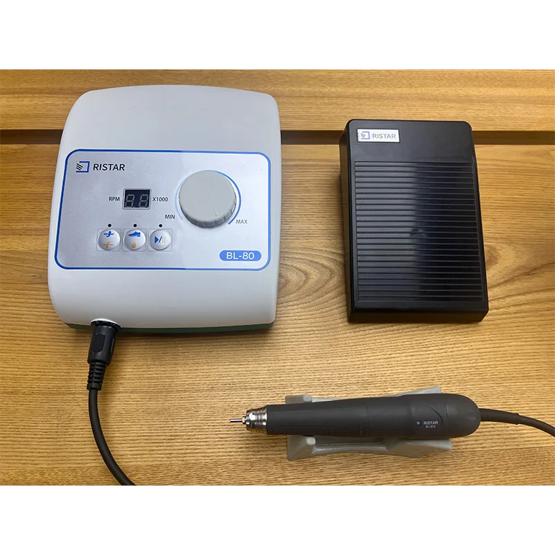Brushless Micromotor Dental Lab Handpiece 50K RPM High-Speed Motor for Dental Lab Precision Dental Tools