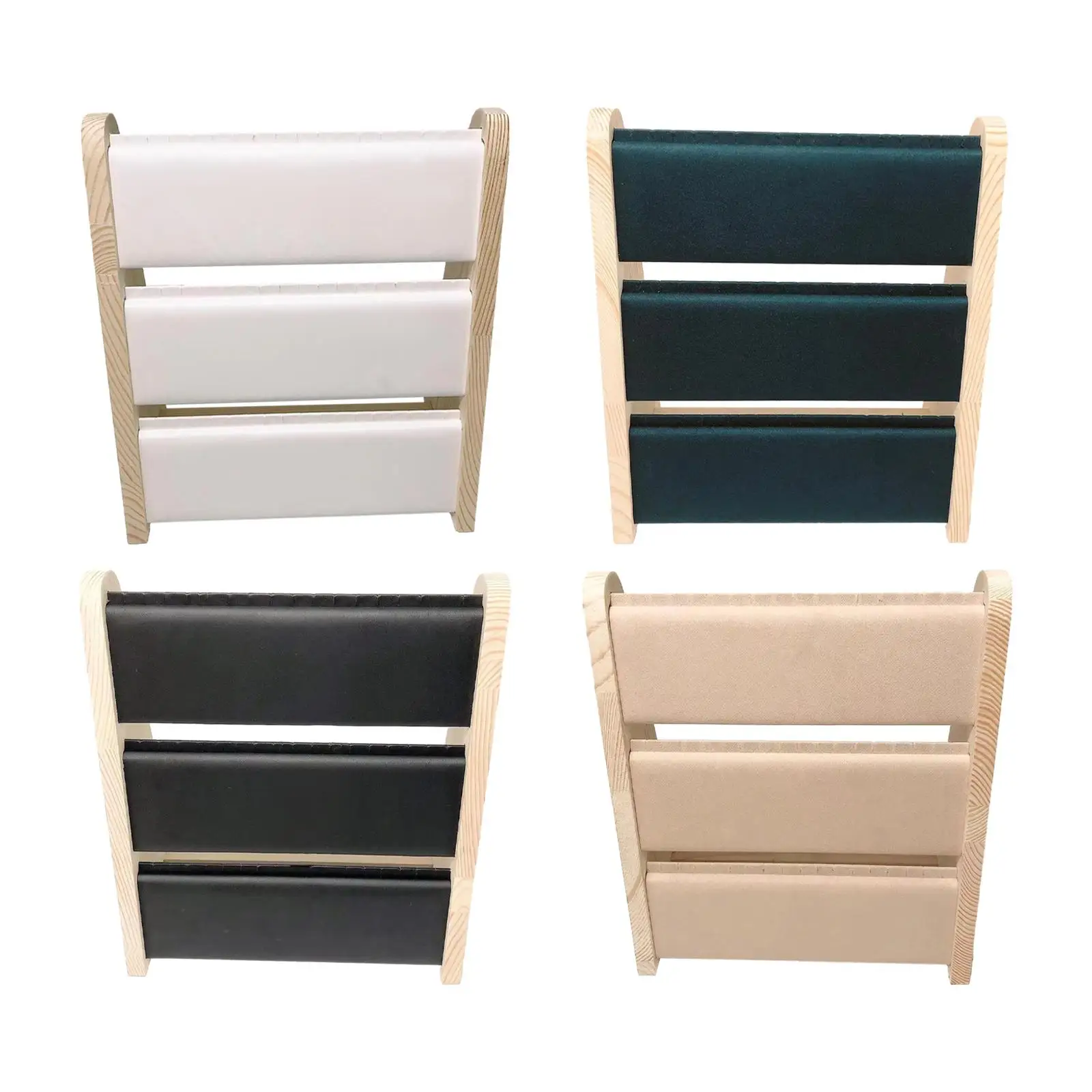 

Necklace Display Stand for Selling Solid Wood Freestanding Necklace Easel Jewelry Display Rack for Chain Necklaces Pendant Fair