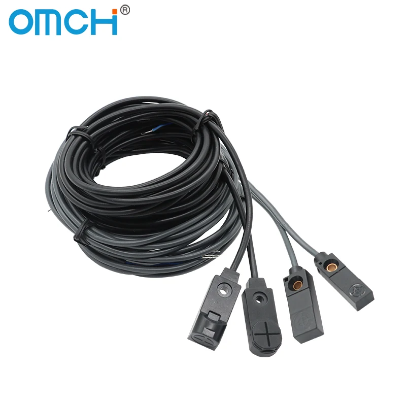 OMCH TL-W3 سلسلة 3 مللي متر 4 مللي متر غير دافق NPN/PNP كشف المعادن مفتاح مربع صغير تيار مستمر 3-سلك مستشعر القرب الاستقرائي