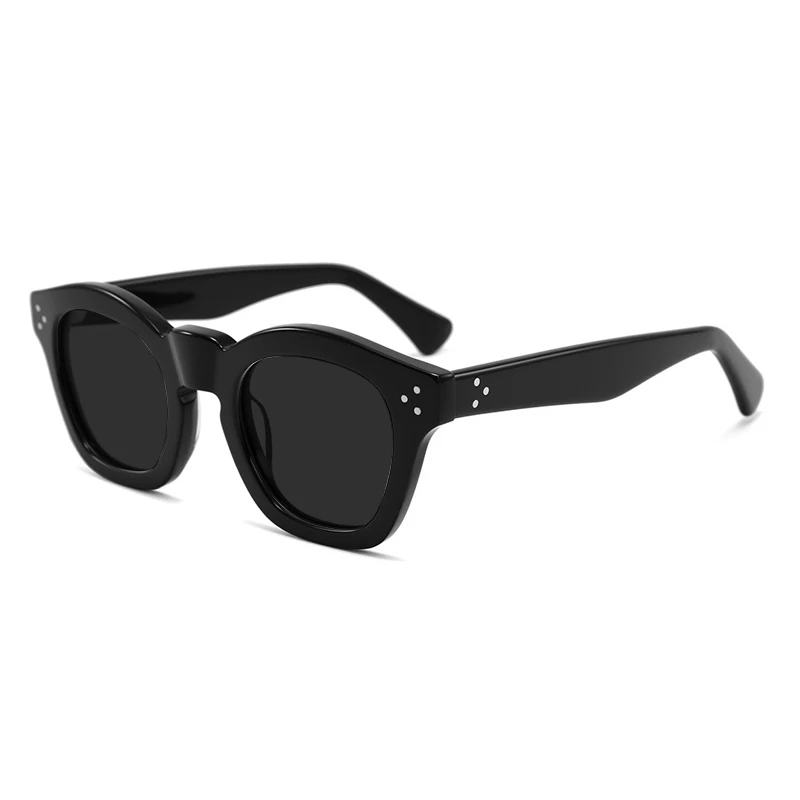 Vintage Polarized Acetate Sunglasses Women 2024 New Handmade Retro Designer UV400 Sunglasses Men Quality Luxury Brand Eyewear