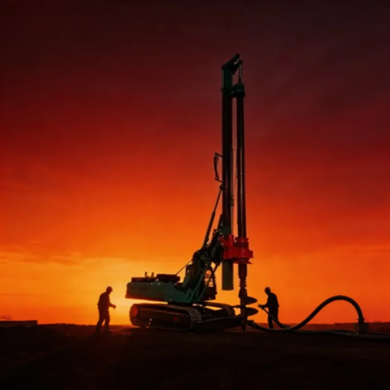 220kNm Torque XR220D Rotary Drilling Rig Crawler Drill Rig Borehole Equipment 70m Depth for Bridge Foundation Work