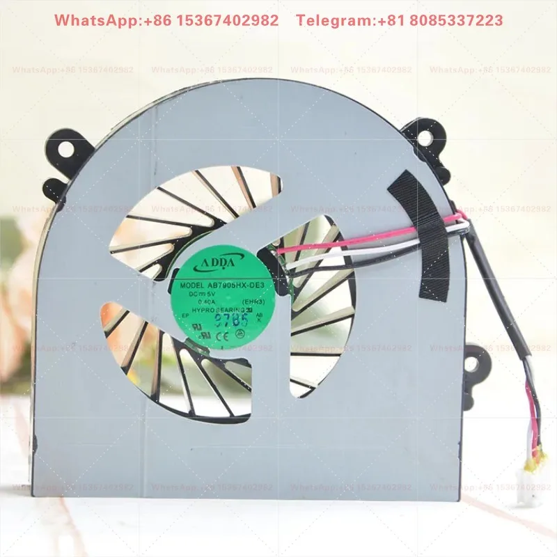 2Pcs Notebook Fan Blue Sky 6-31-W370S-101 6-23-AW15E-011 AB7905HX-DE3