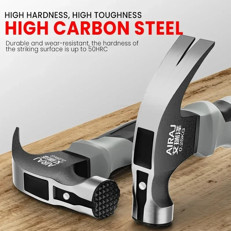 Mini Claw Hammer Multi-Purpose Hammer Home Woodworking Hammer Pulling Nail Nailing Short Handle Claw Hammer
