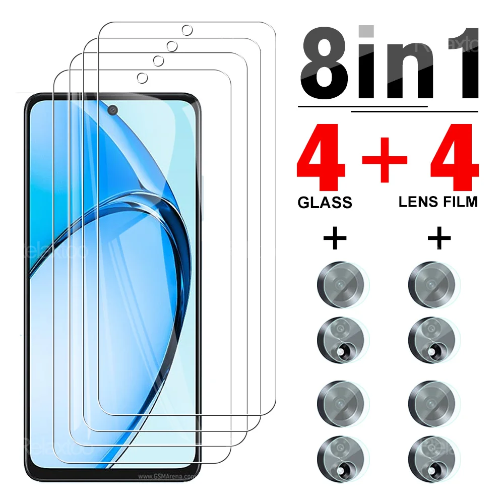 8in1 Screen Protector For Oppo A60 4G Camera Lens Protective Film For oppoA60 oppo A 60 60a 4g HD Full Cover Tempered Glass Film