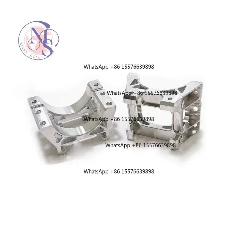 1Pc Aluminum Alloy Motor Fixing Mount, Top & Bottom Bracket Base for Agricultural Plant Protection UAV Fastener Part