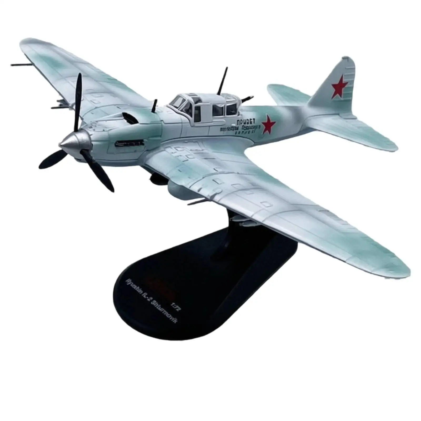 Vintage Warplane Model Model Aircraft 1:72 Scale Cast-Metal Aviation Model Model Full-Metal for Aviation Enthusiasts,