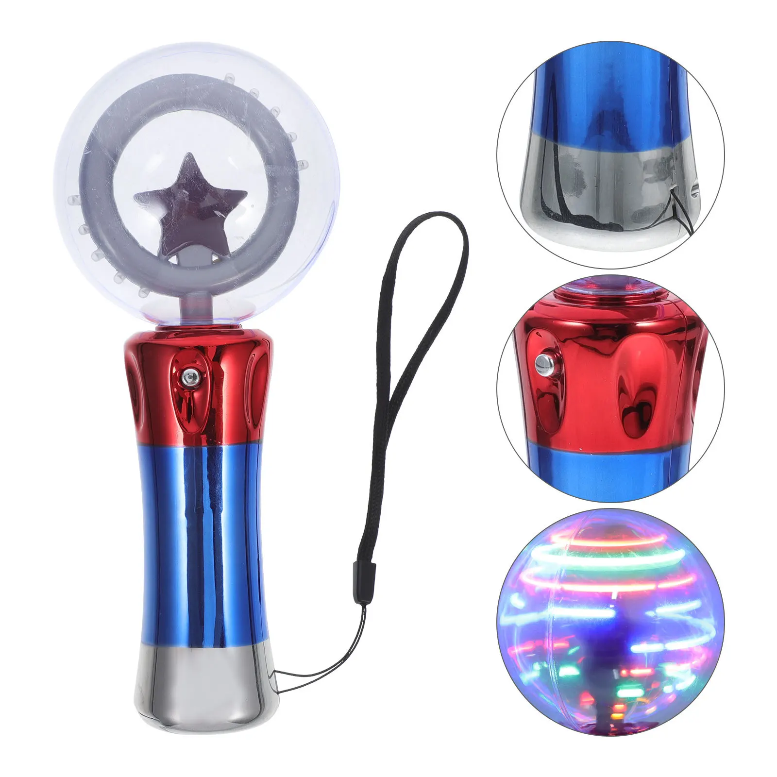 عصي وامضة متوهجة محمولة لحفلات الأطفال، أضواء ملونة وامضة، مستلزمات الحفلات المتوهجة المحمولة #1