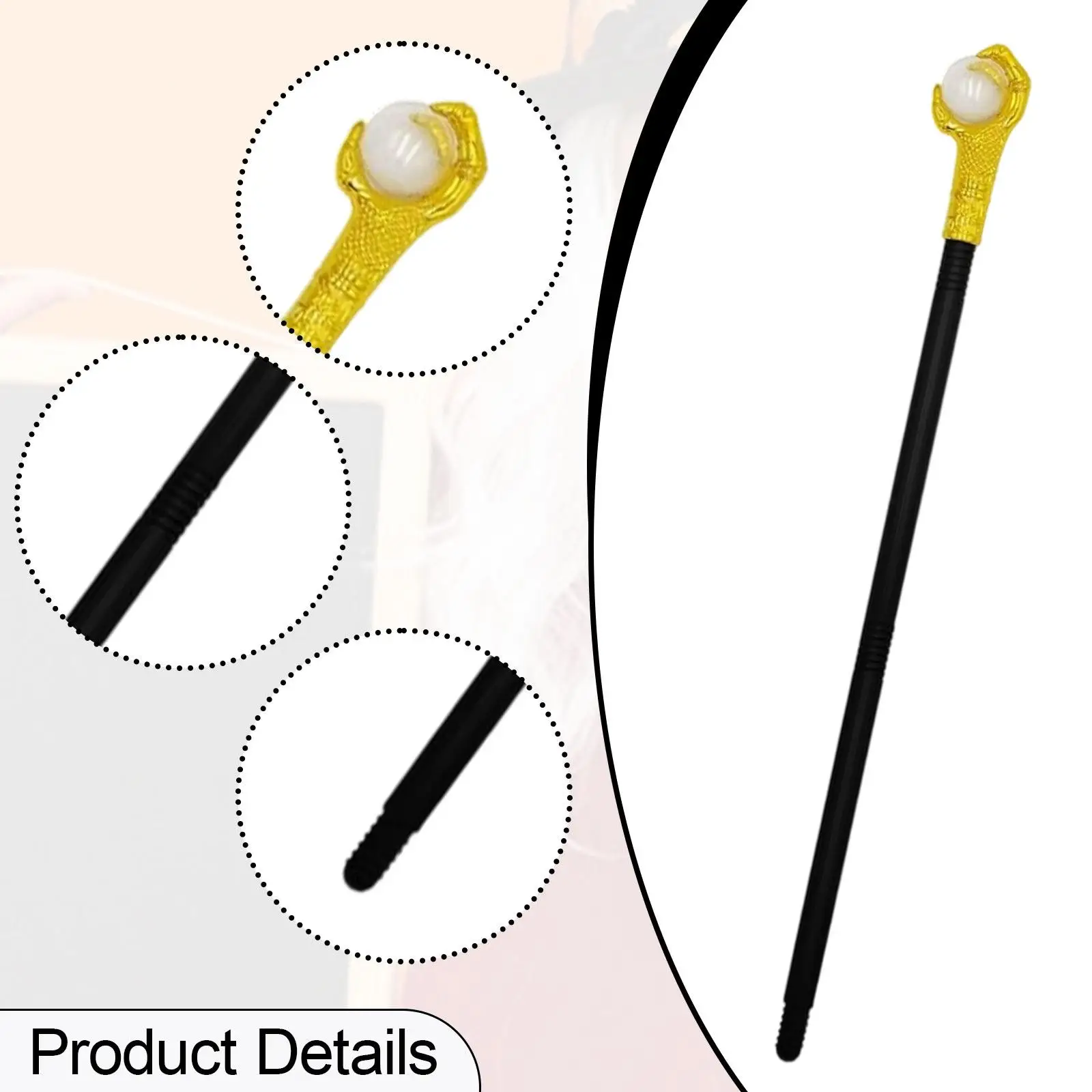 ไม้เท้าเดินเครื่องแต่งกายฮาโลวีนสําหรับเทศกาลการแสดงบนเวทีวันเกิด