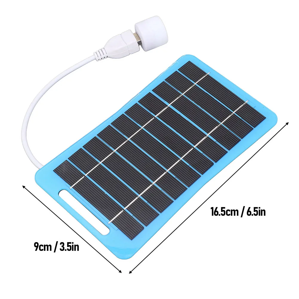 Polycrystalline Silicon Solar Panels 5W5V USB Waterproof Outdoor Battery Cell Phone Chargers Photovoltaic Panels Chargers Parts view 4