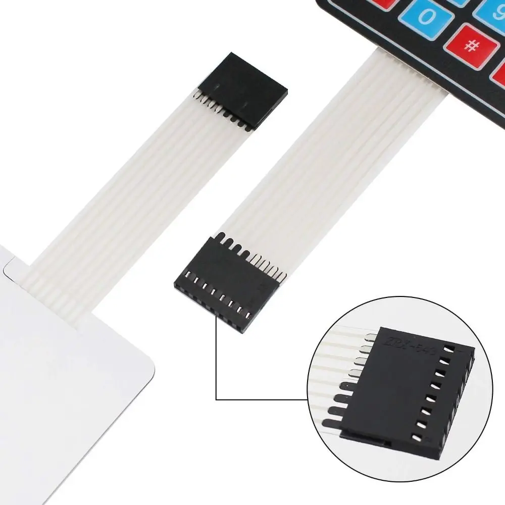 Professional 4x4 4x5 Matrix Matrix Array Keyboard Low Profile DIY Membrane Switch Keypad 20 Key Matrix Keypad Electronics