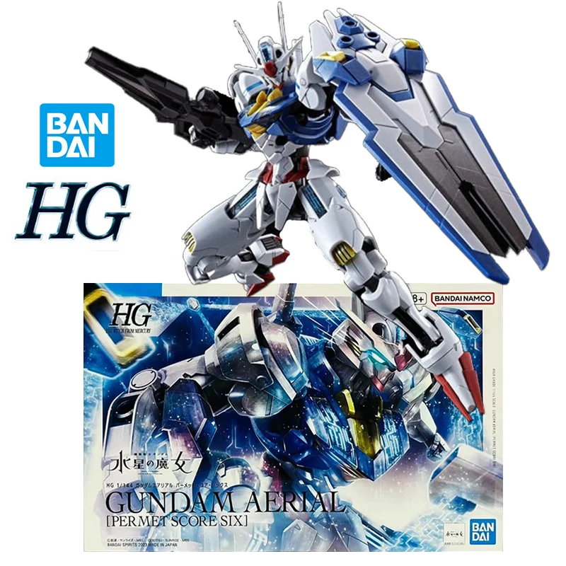 

Bandai Namco PB HG Gundam Aerial позволяет оценить 6 дюймов, 1/144 дюймов, 14 см, аниме оригинальная экшн-фотосессия, сборная игрушка, коллекция подарков