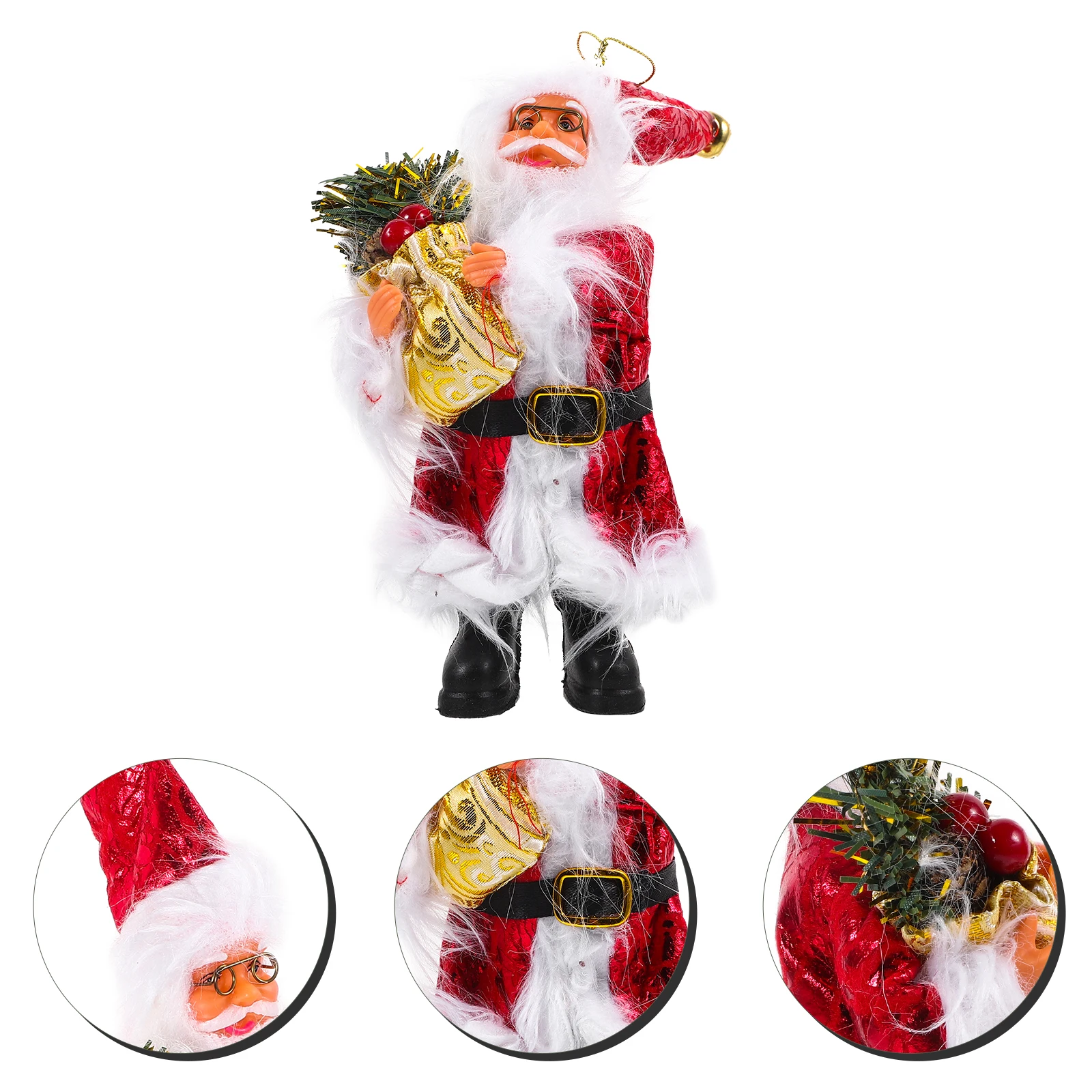 Muzyczny Święty Mikołaj Świąteczna Zabawka Elektryczny Mikołaj Dzieci Okno Prezent Tańcząca Ruchoma Figurka Plastikowy Śpiewający