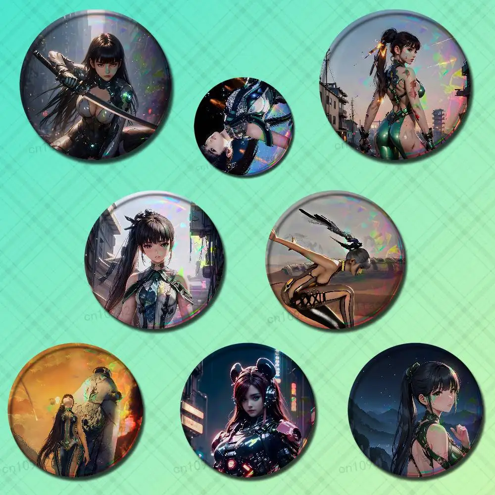 

S-Stellar B-Blade Game Badges 75mm 58mm 44mm 32mm 25mm Brooch Backpack Hat Enamel Pins Accessories Toys Gifts