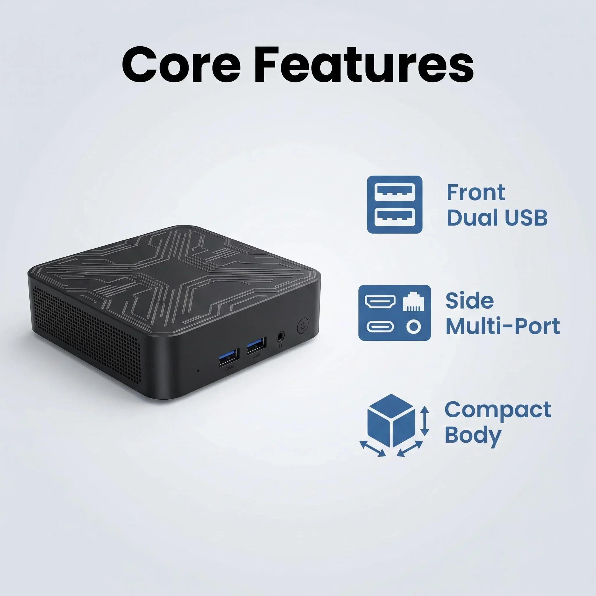 Windows 11 High Performance Mini PC Core I9‑10980HK 4K HD Output WiFi6 Bluetooth5.2 Multi‑task Design Work Gaming Mini Computer