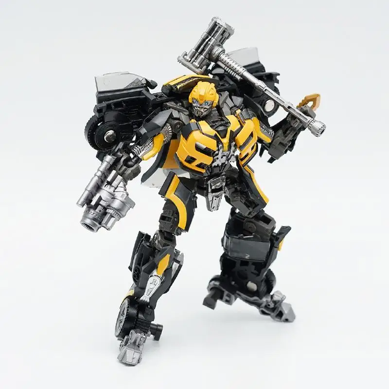 Caixa de presente transformadores bumblebee 8803/b filme modelo brinquedo boneca móvel robô humanóide coleção mão figura menino brinquedo presente