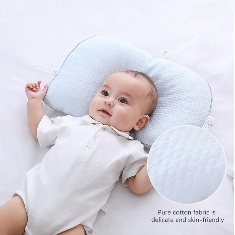 Breathable Baby Shaping หมอนเด็กหมอนเด็กหัวป้องกันแบนหมอนหมอนสำหรับทารกเบาะ