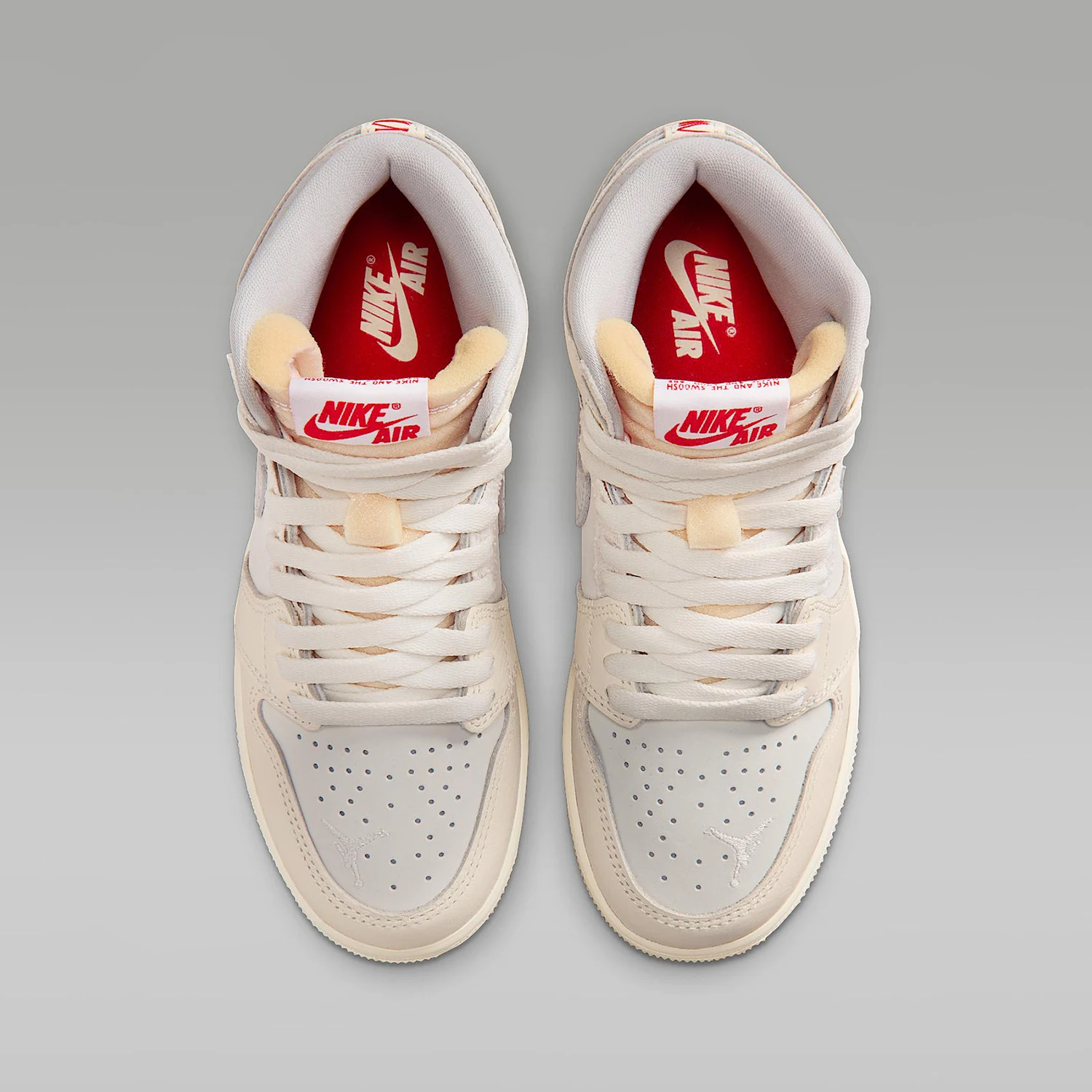 Nike genuine JORDAN GS women's high top wear-resistant basketball shoes IH4281-100 - view 4