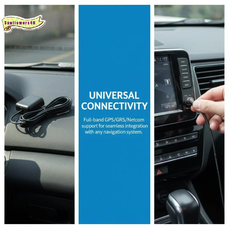 1Pcs 1.7 Meter GPS Antenna for Android Car Radio Custom Install DIY Kit for Caddy Lada Quick  Upgrade