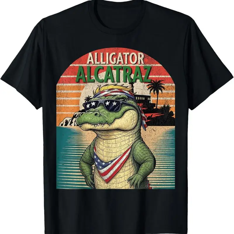 Kaos Lucu Aligator Alcatraz
