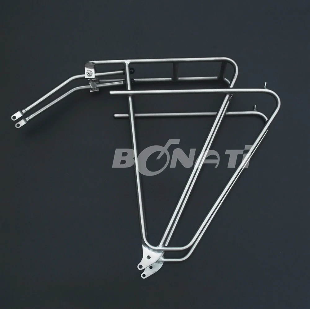 Titanium Luggage Rear Rack for Mountain Bicycle,Trek, Road Bike, Cargo Racks with Disc Brake or V Brake