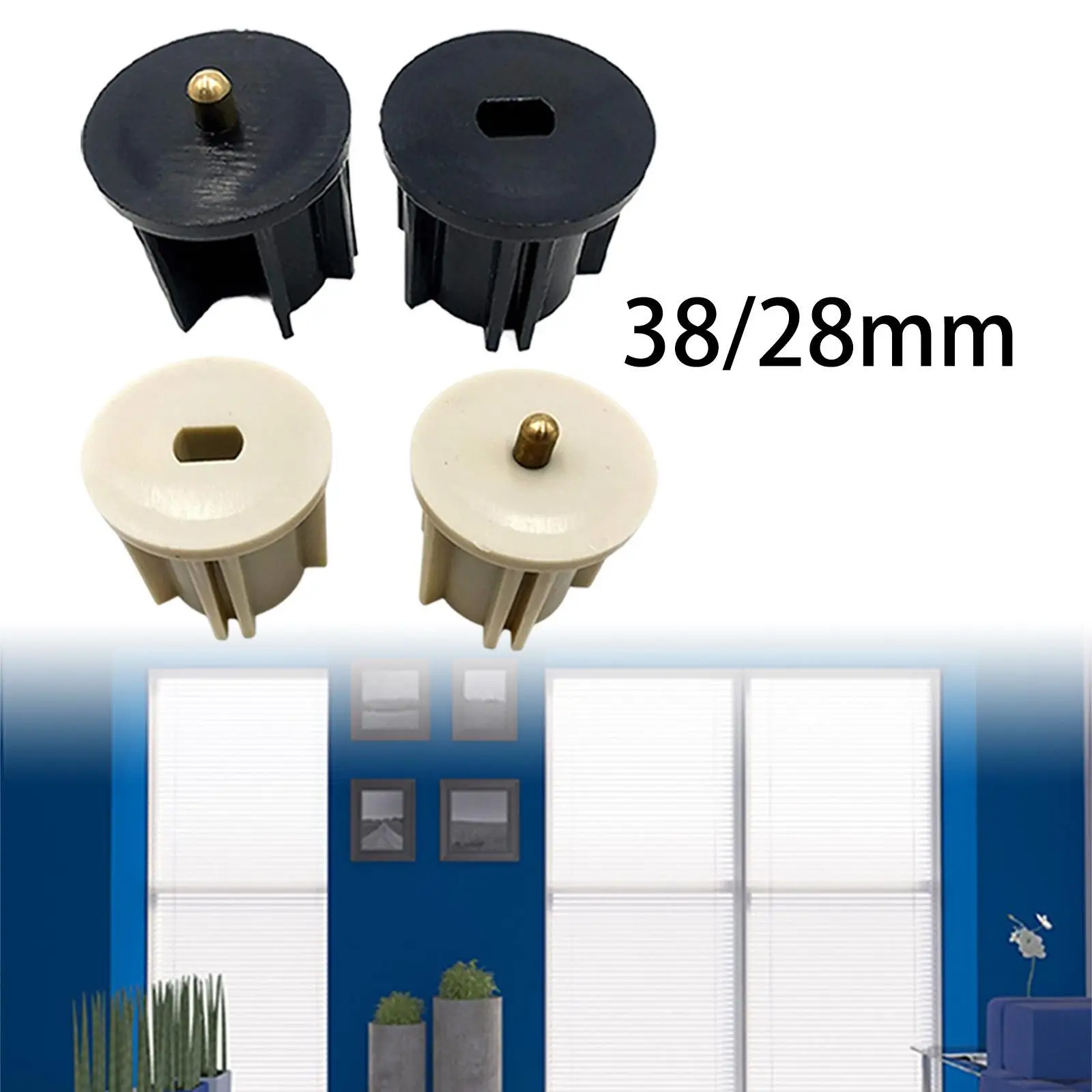 Outdoor Blind Replace Parts Window Shade End Plug Durable PP Clutch Rod Cap Mounting Brackets for Terrace Roller Blinds
