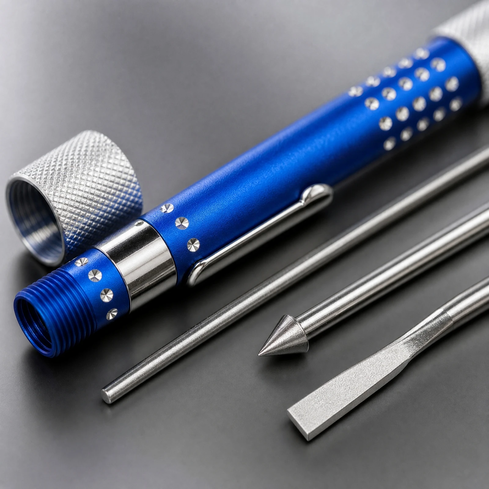 DMD Jewelry Hand Tool Retractable Storage Diamond Grinding Pen Diamond Grinding Bit Set with Multiple Shapes High Hardness