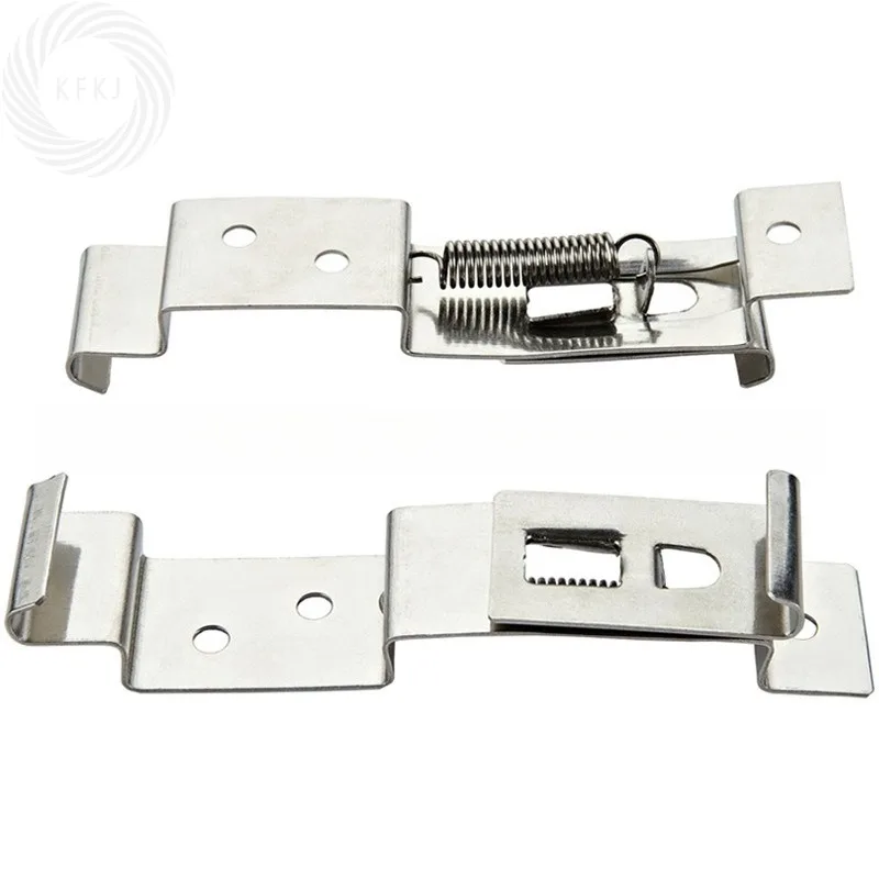 

Poer European Style Australian Style Rectangular Car License Plate Spring Loaded Stainless Steel Bracket Trailer License Plate C