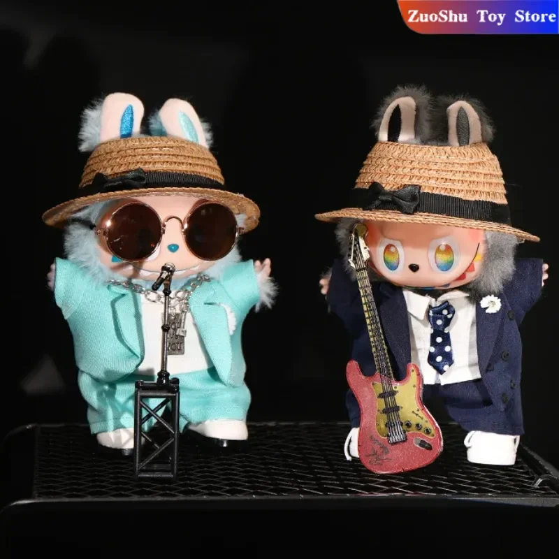 

Gd Concert Same Style Only Clothes 15/17cm Labubu Korean Fashion Clothes Customized Suit For V1v2v3 Labubu Doll Clothes No Doll