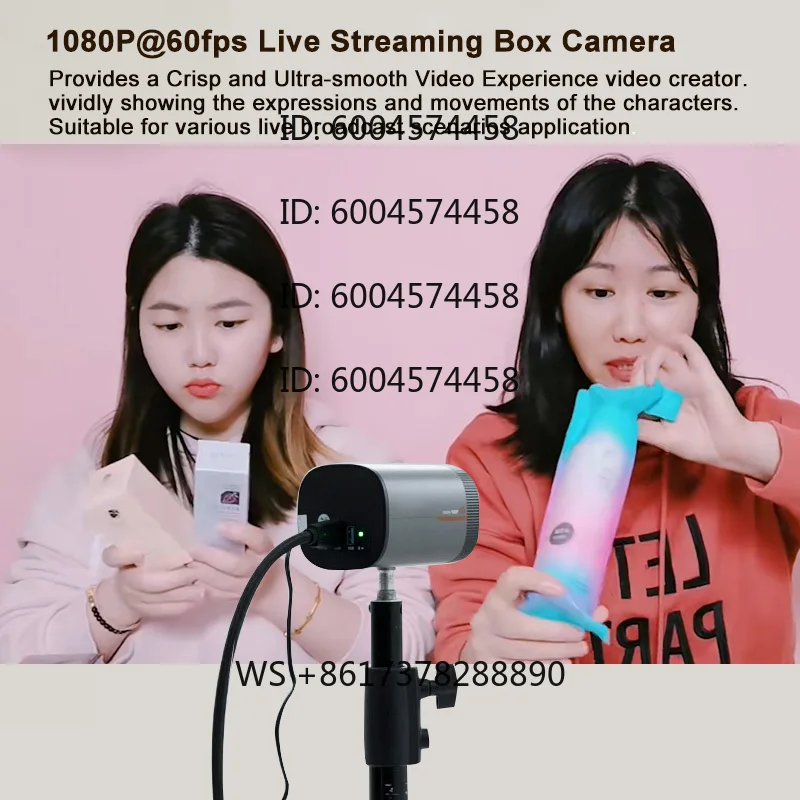 Professional Live Streaming Box Camera with MIC and Speaker 10x Optical Zoom Full HD 1080P