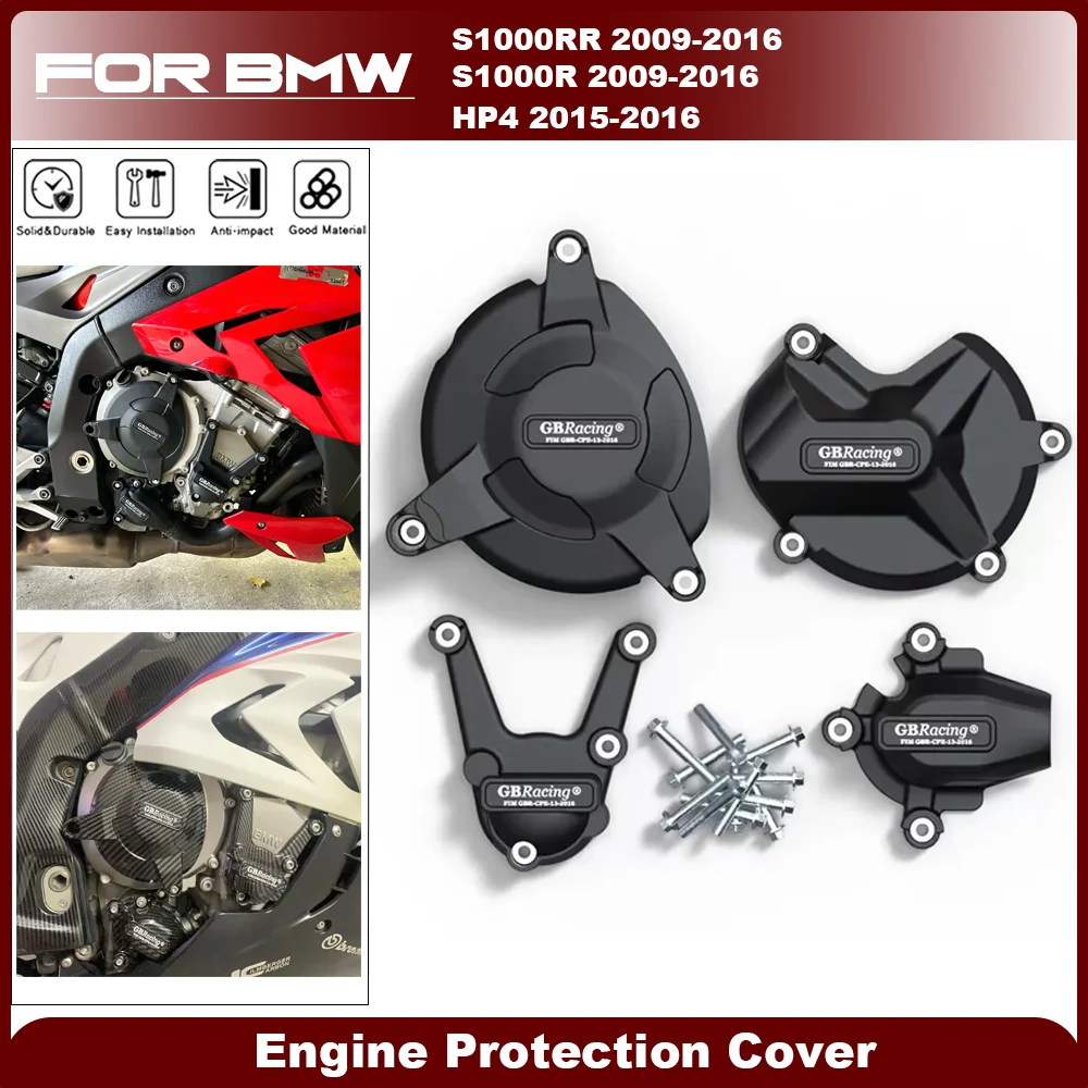

For BMW S1000R S1000RR HP4 2009-2016 Body Frames Clutch Pulse Protection Cover GB Racing Motorcycle Engine Protect Cover