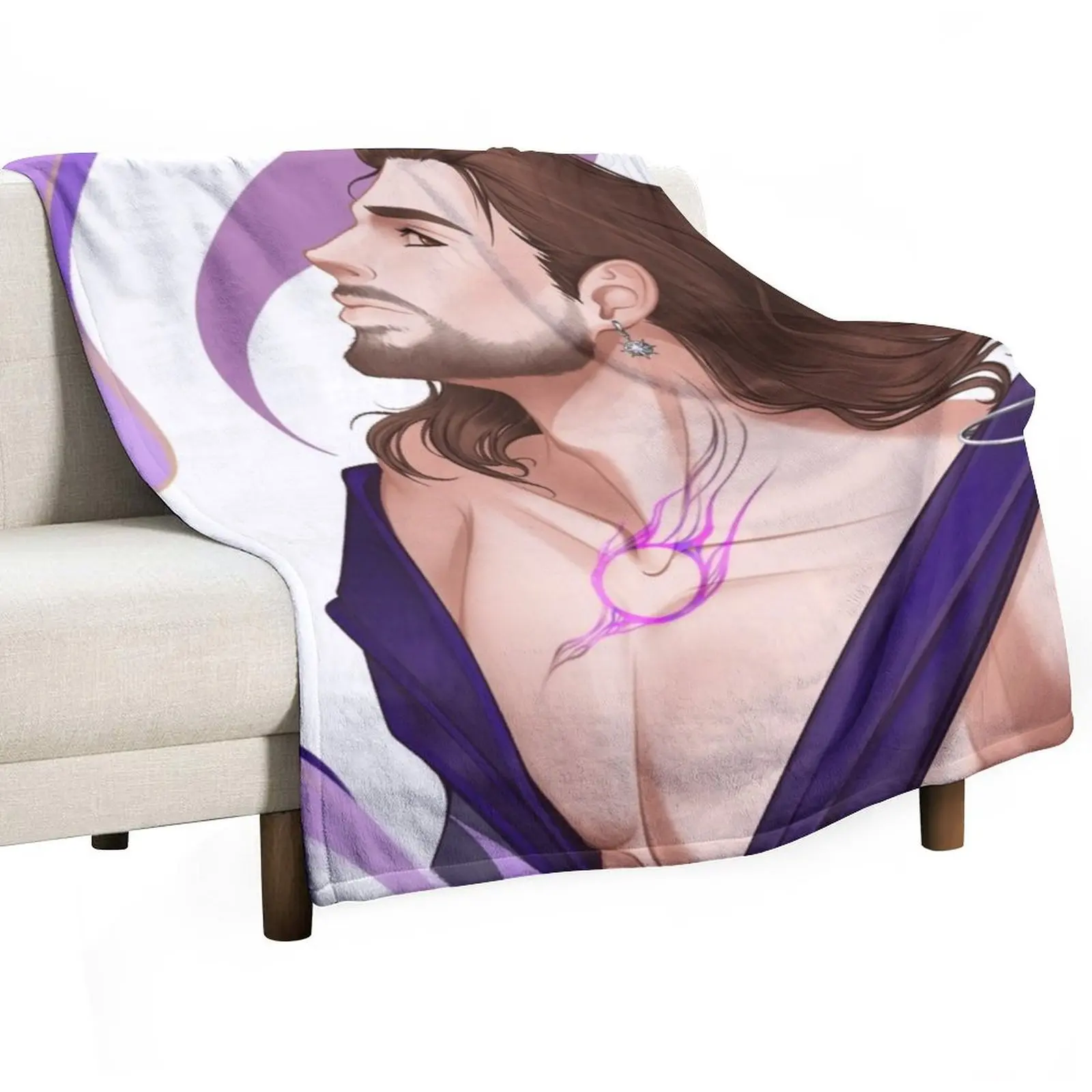 

Gale from Waterdeep Wizard BG3 Magic Throw Blanket Soft Luxury Thicken Large Retros Blankets