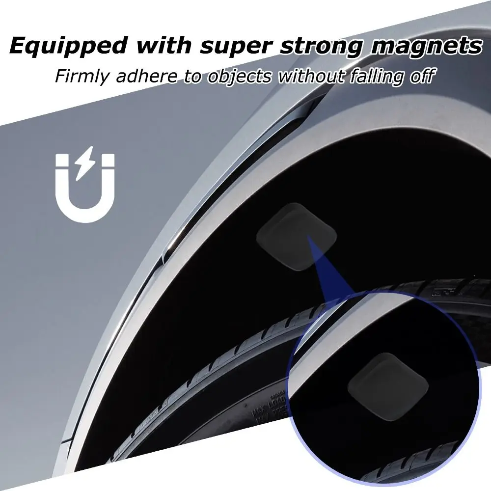 Silicone Magnetic Protective Case Waterproof Anti-Lost Tracker Protector Stable Magnet Adsorption Holder Cover for AirTag