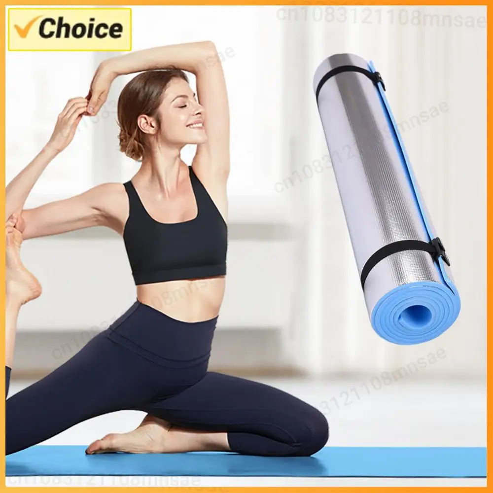 

Waterproof Yoga Mat EVA Exercise Pad Thickened Aluminum Membrane Exercise Mat Portable Multifunction for Gym Workout
