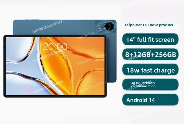 14-дюймовый FHD-дисплей Android 14 MTK Helio G99 8 ГБ/256 ГБ, для планшета Teclast T70, 18 Вт 4G LTE Global Edition