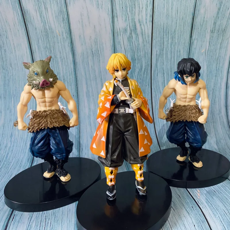 Figuras de acción de Demon Slayer de Anime Kimetsu No Yaiba Shinobu Nezuko, muñecos de PVC, modelo de colección, adornos, juguetes derivados de Japón