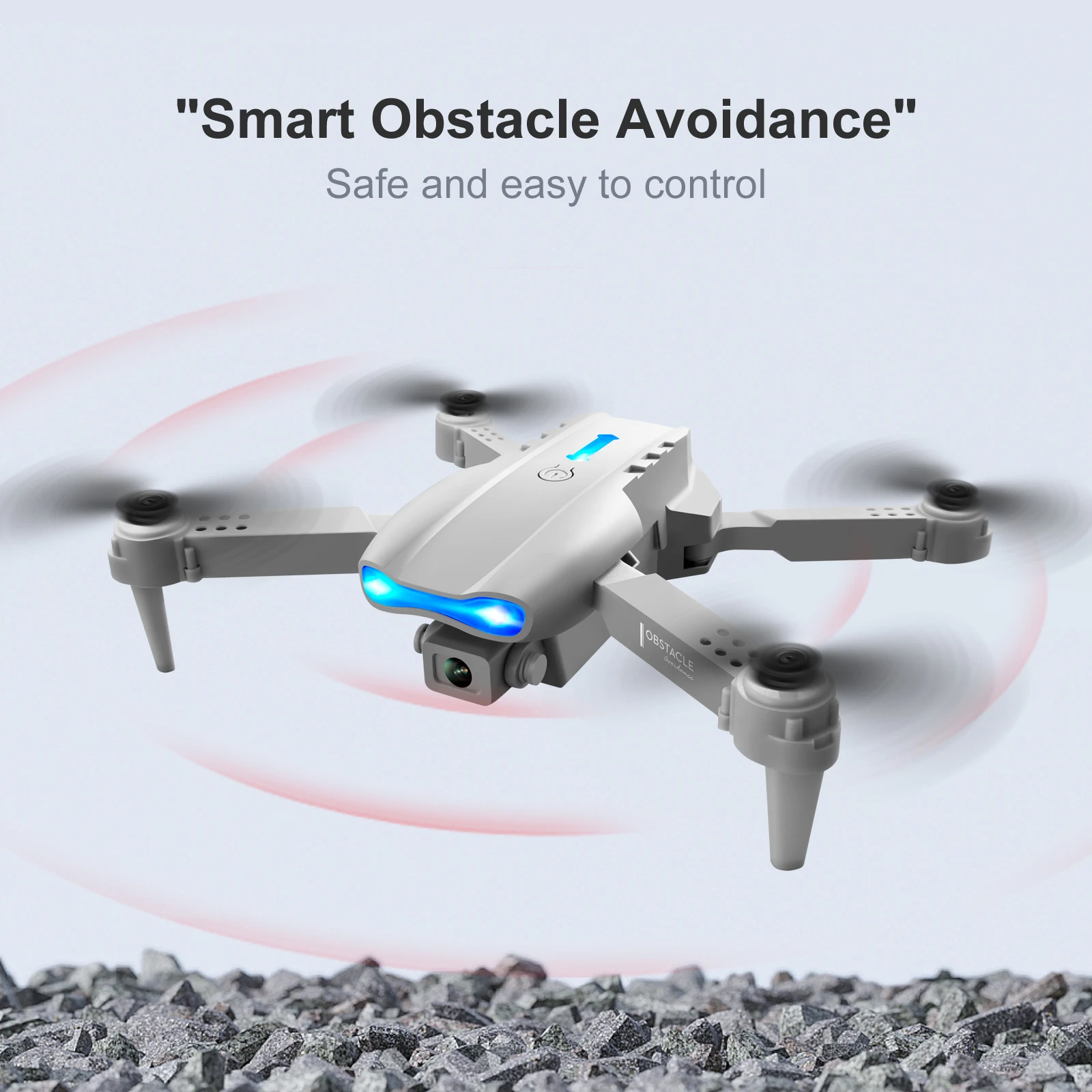 KBDFA E99 K3 Pro Drone Professionelle Quadcopter Dual Kamera Hindernis Vermeidung RC Hubschrauber Fernbedienung Spielzeug Geschenk