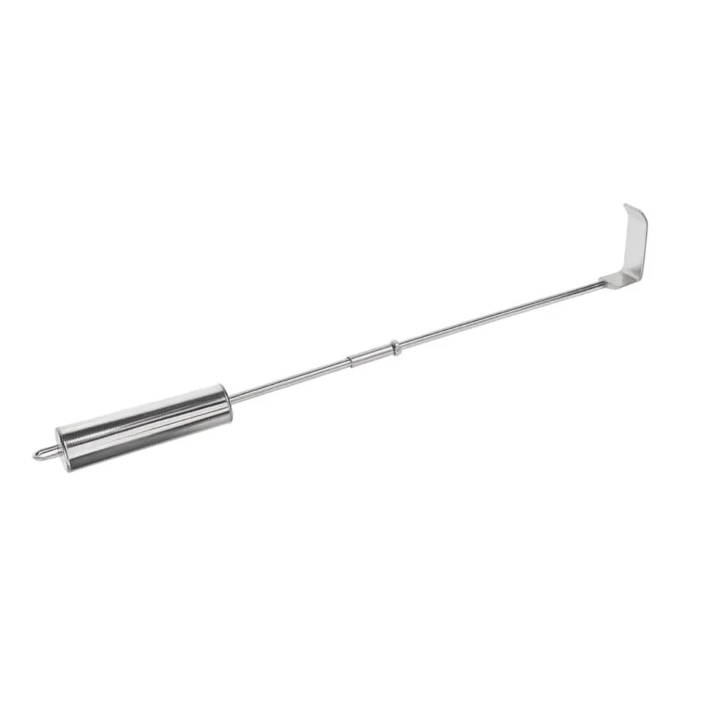 Ergonomic Stainless Steel Ash Spatula For Efficient Charcoal Grill And Fireplace Cleaning Without Scratching Surfaces