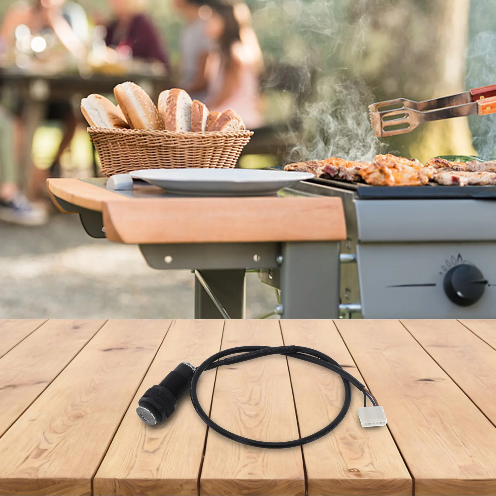 

Low Pellet Alarm Replacement for GMG For Green Mountain Grills Compatible with Remote/WiFi Models Easy Installation
