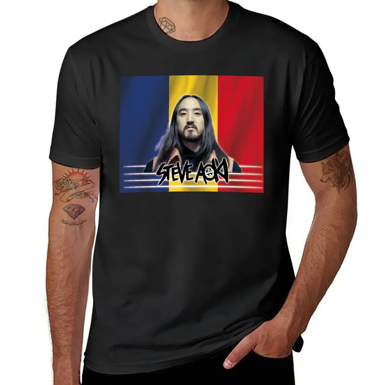 Steve Aoki T-Shirt plain cute tops anime anime figures mens designer clothes