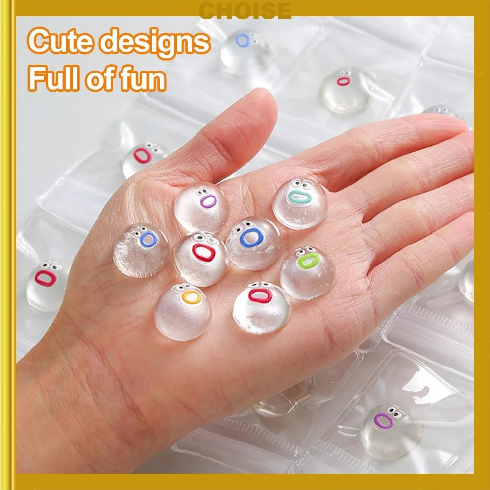 Cute Fidget Mini Silicone Pinch Music Fidget Poppers Sensory Toys Soft and Fun Playball for Children's Office Desk Accessories