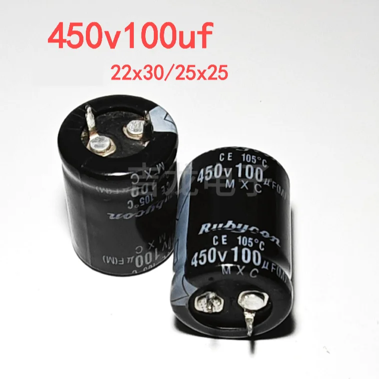 1 unidade Nova de Capacitor Eletrolítico de Alumínio em Formato de Trombeta para Inversor de Frequência Variável 450V100UF 150UF 220UF 450V 330UF 470UF