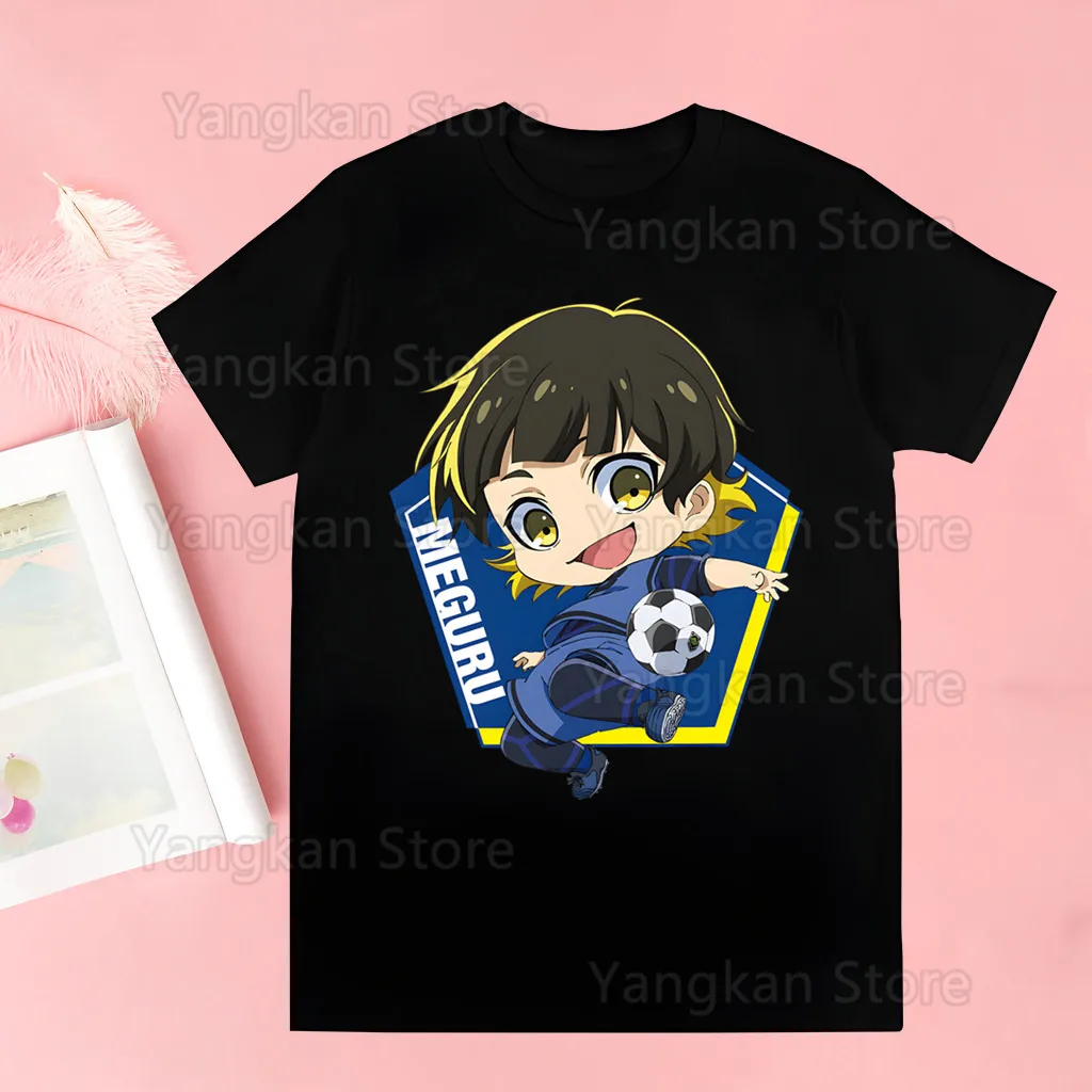 

Blue Lock Isagi Yoichi Hyoma Chigiri Meguru Bachira Hot Sale Print Funny Graphic T Shirts Men/women Summer Harajuku Mens