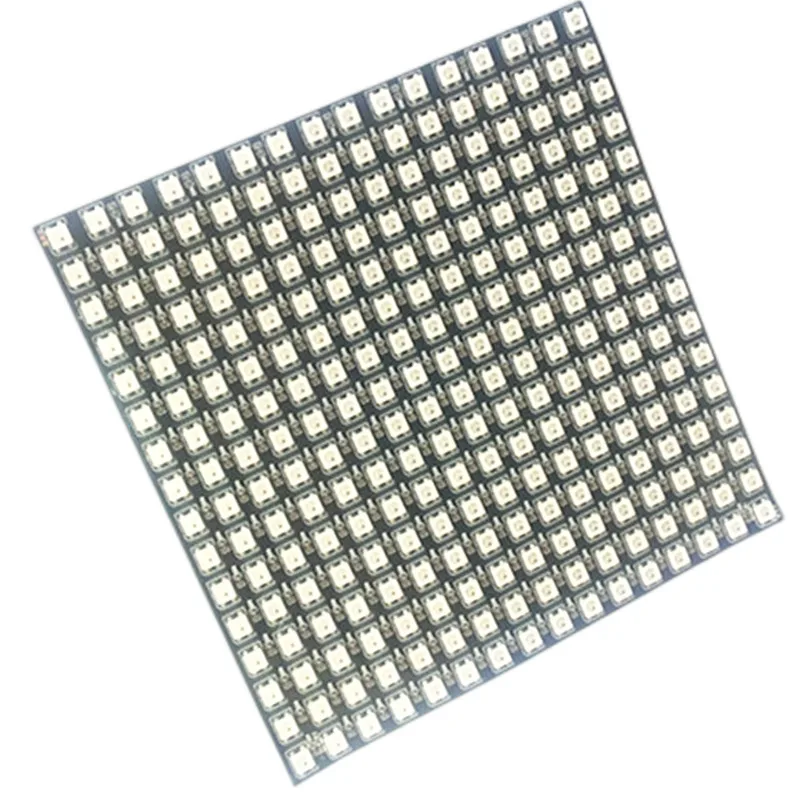 1 Pcs 16x16 Pixel WS2812B Heatsink Chip Digital Individually Addressable Led Module Panel Flexible DIY Display Board DC5V