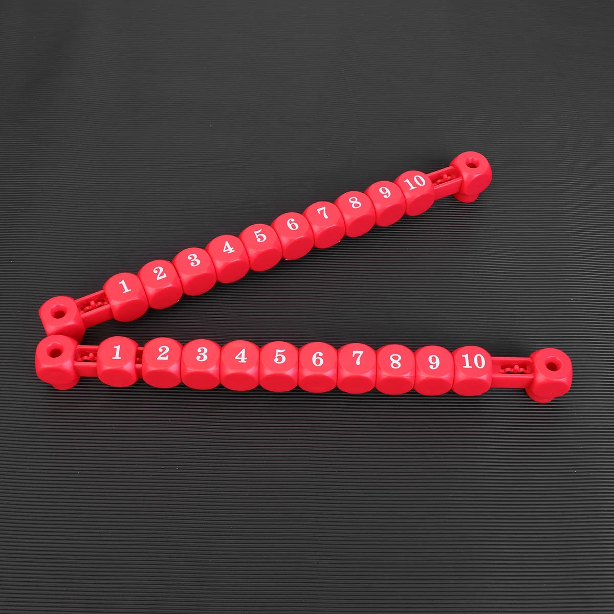 2PCS Multifunctional Plastic Scoring Units Durable Foosball Counters Markers for Table Soccer Score Keeper (Red)