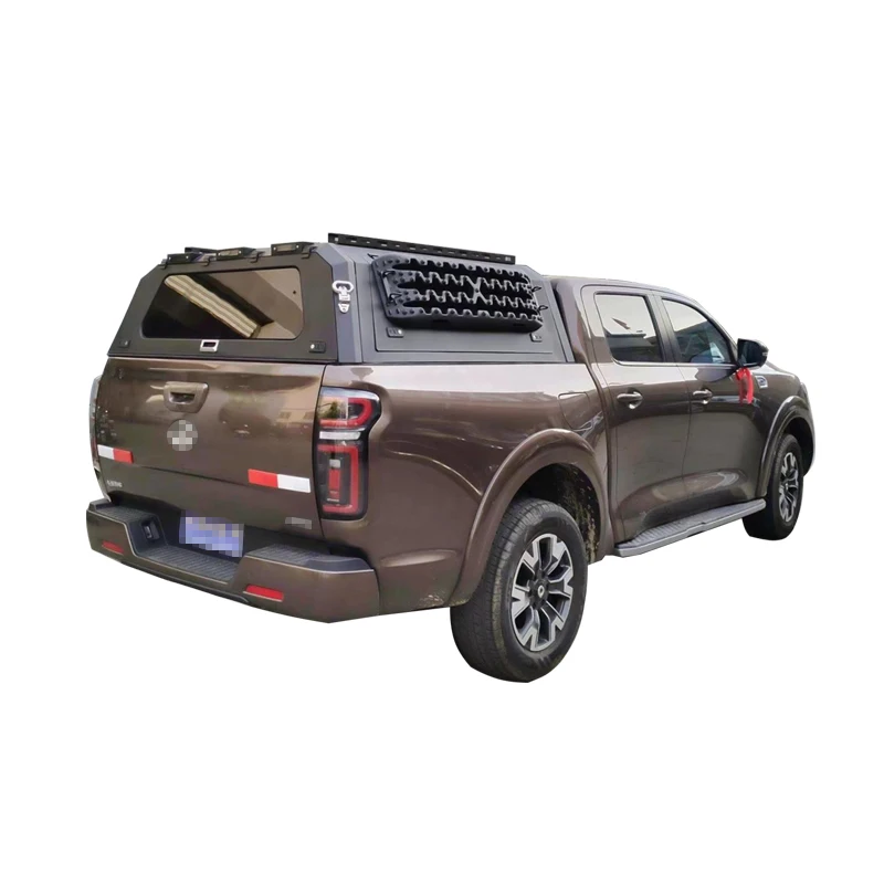 

Modification Hot Sale Metal Hardtop Pick up Pickup Truck Bed Canopy Topper With Tail Light Use for GWM Great Wall O