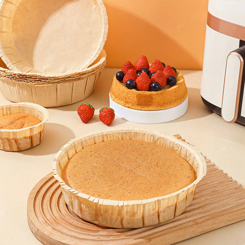 

10 Pcs Cake Mold Holiday Party Pans Small Liner Portable Baking Liners Paper for