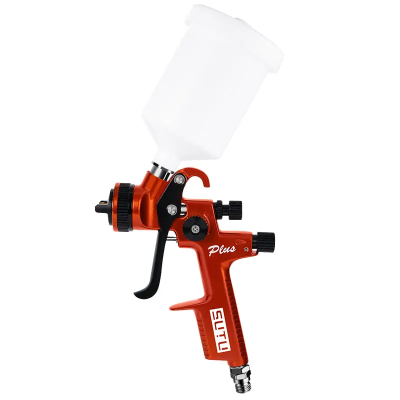 

SUTU Pe High-Quality Gravity Feed Paint Sprayer 1.3MM Nozzle 600ML Air-Powered Painting Tool for Coatings And Clearcoats
