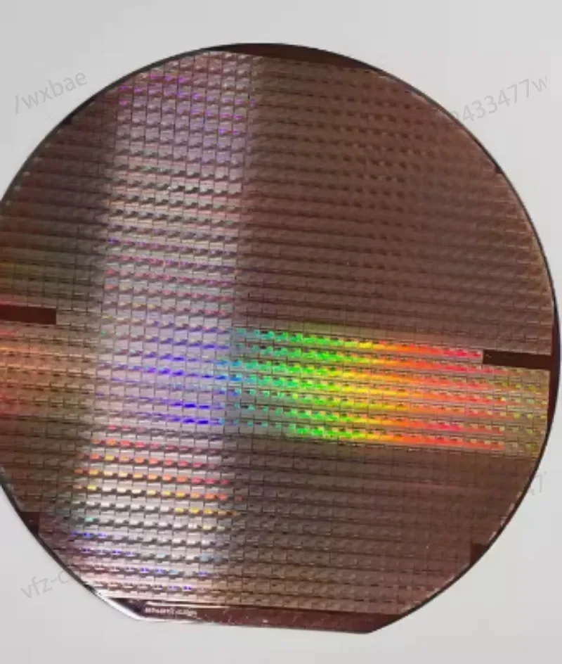 12 Inch CPU Wafer Silicon Science Technology Pendulum Piece Birthday Gift Photoetching Circuit Chip Semiconductor Silicon Wafer