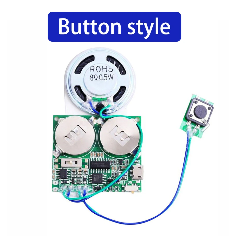 Produktbild von 8 MB Bespielbares Soundmodul Mit Tastensteuerung – MP3-Musik-Player Board, DIY Kit