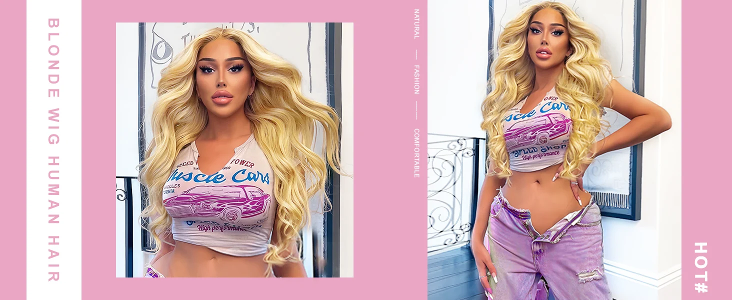 Transparent Lace Front Wig 613 Blonde Body Wave13x4 13x6 360 Lace Frontal Wigs 180 200 220 Density Brazilian Human Hair Wig Pre Plucked Brazilian Remy Hair Wigs